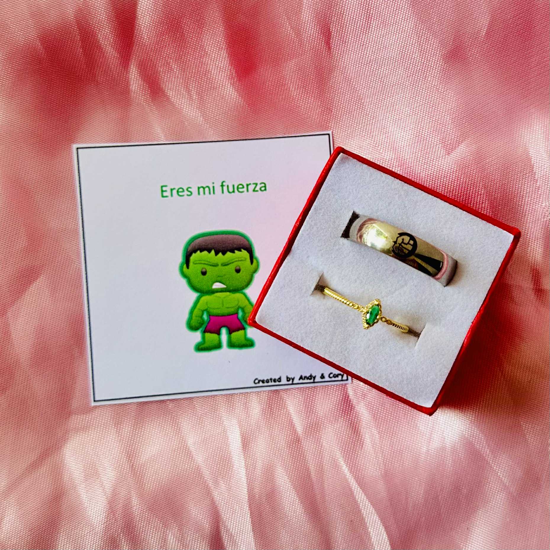 Duo de anillos hulk
