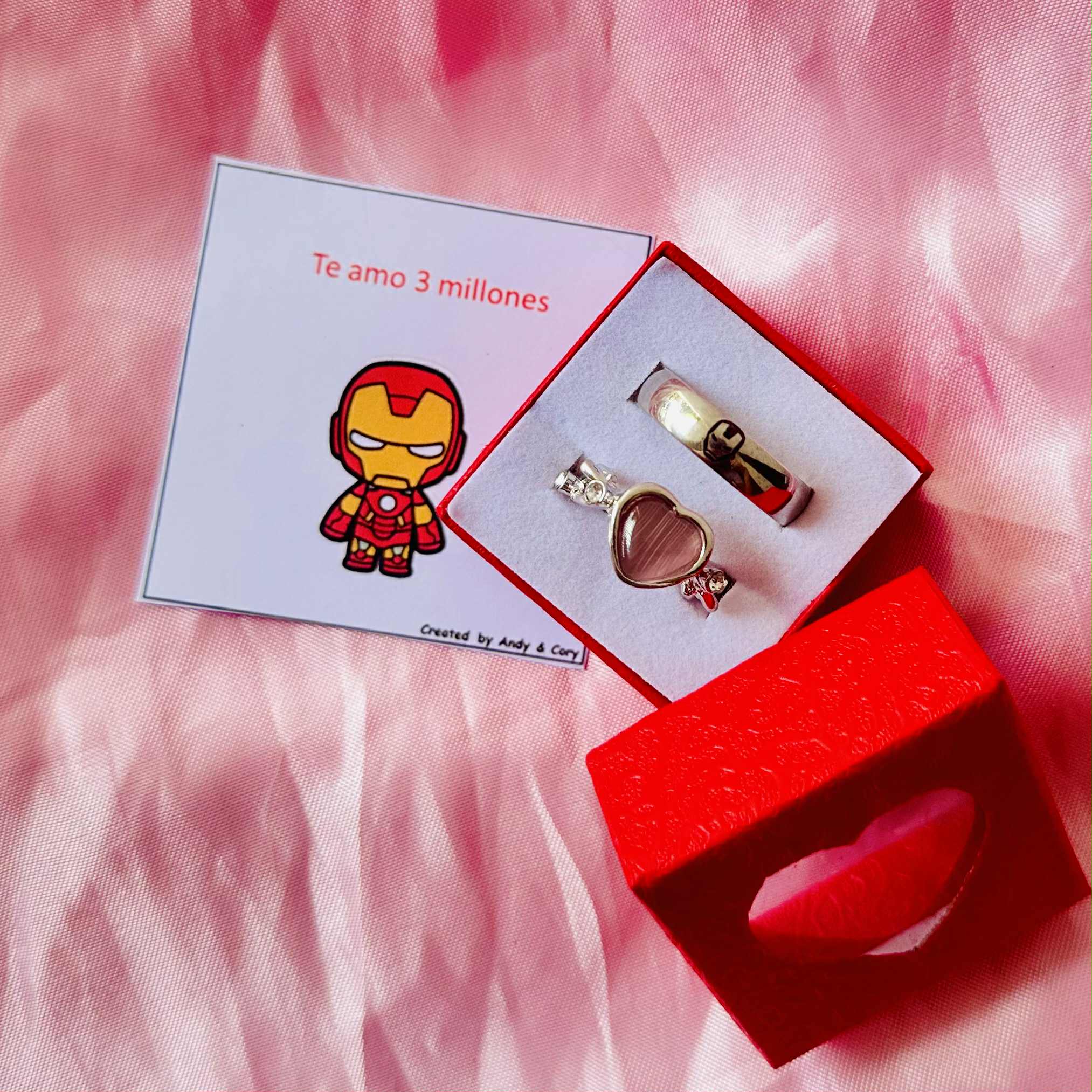 Duo de anillos iron man