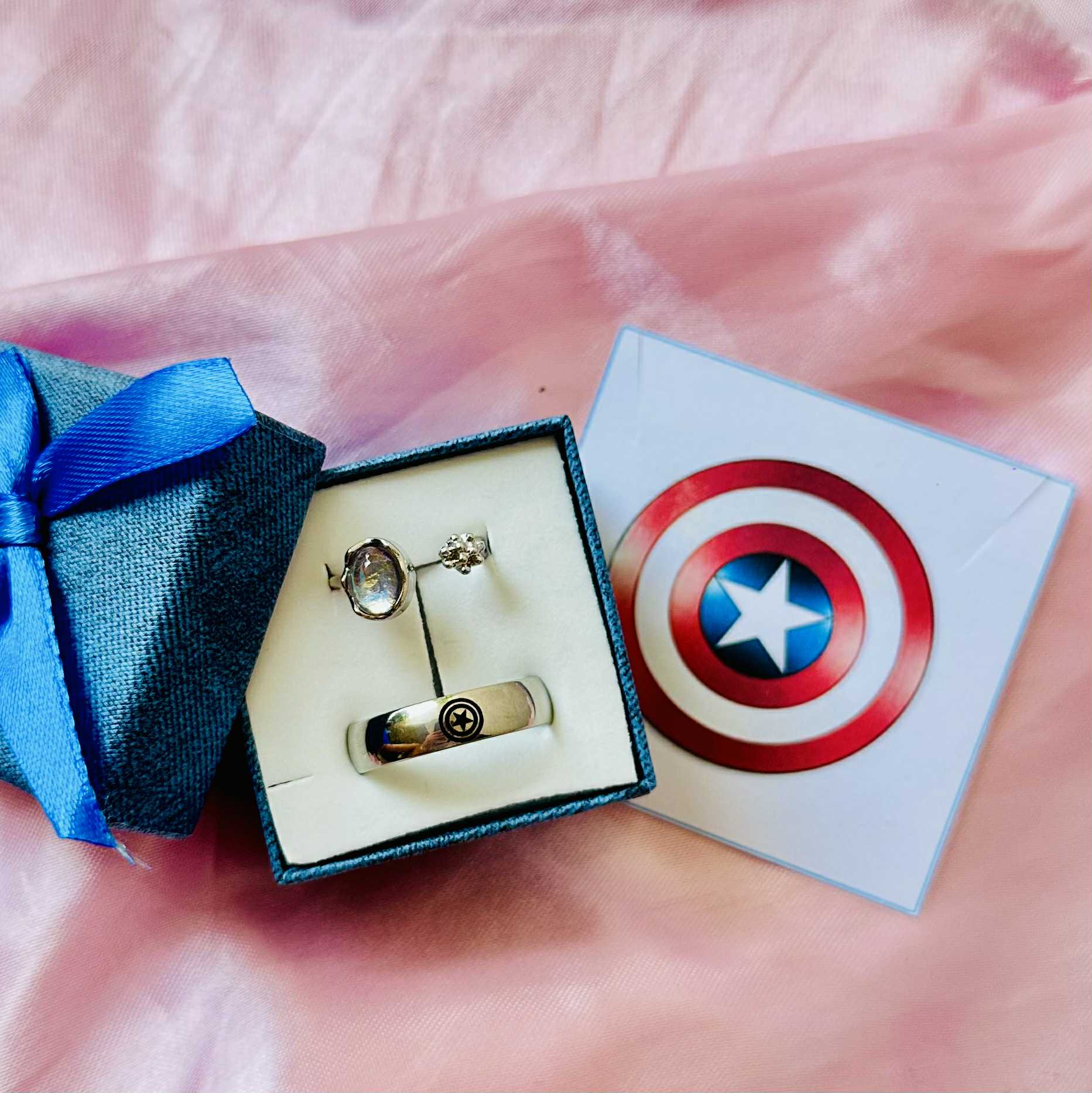 Duo de anillos capitan america