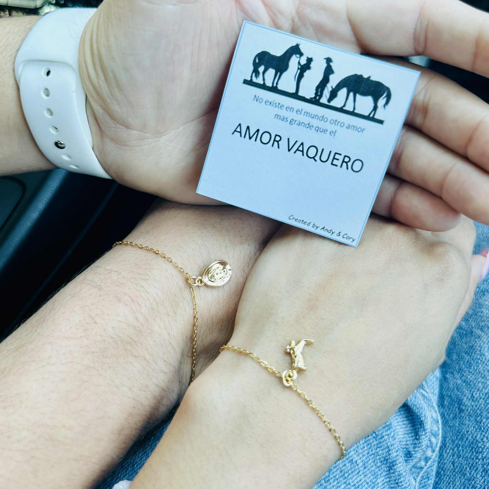 Duo de pulseras vaquero