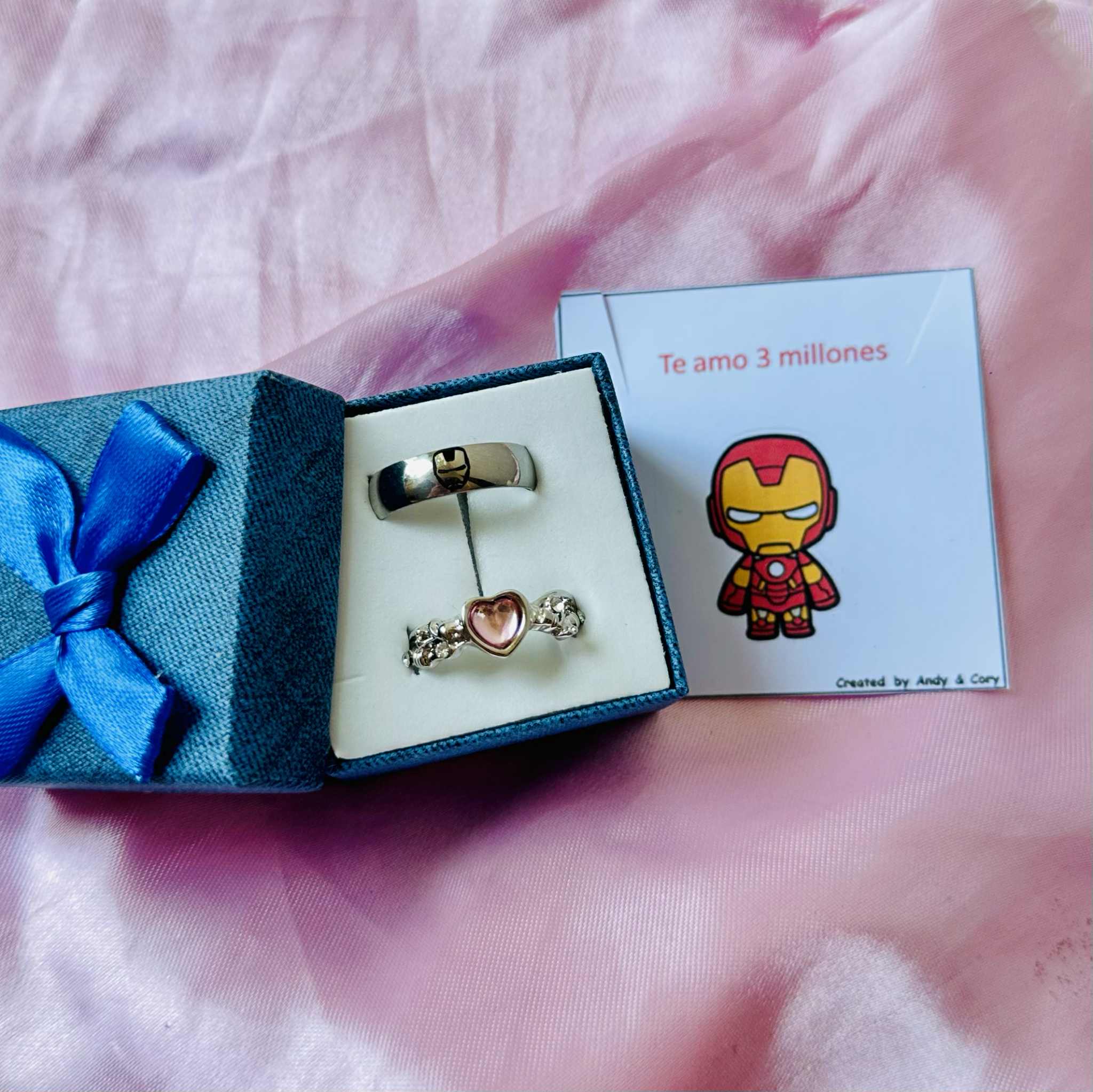 Duo de anillos ironn man