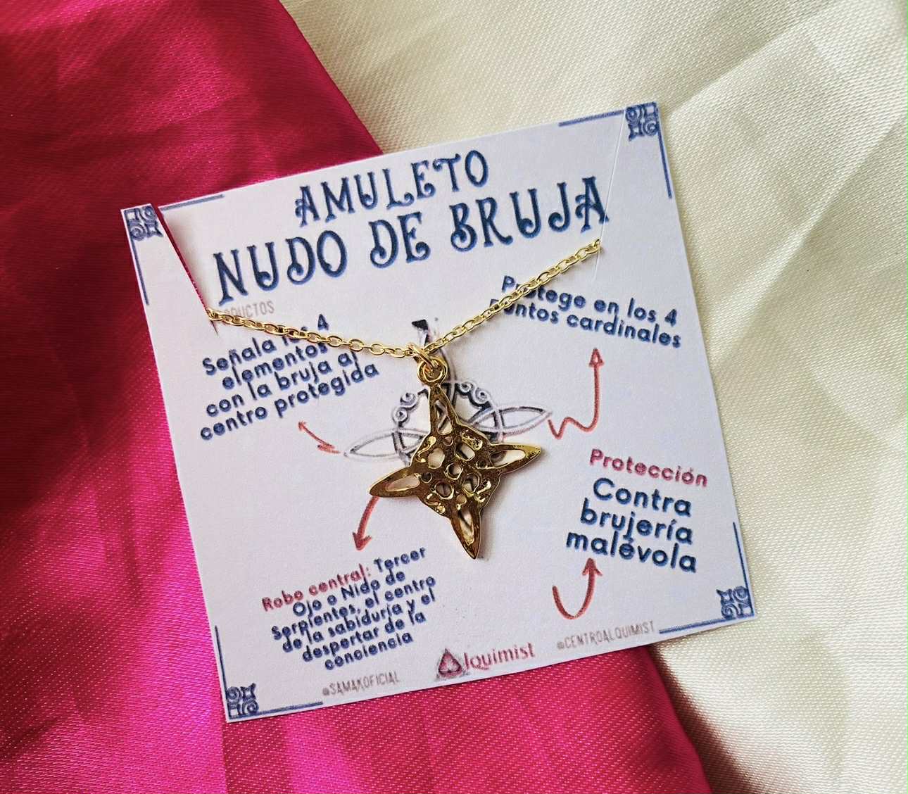 Collar nudo de bruja