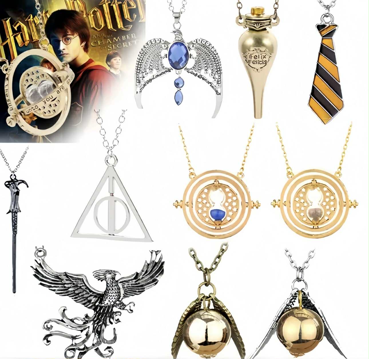 10 piezas de harry potter